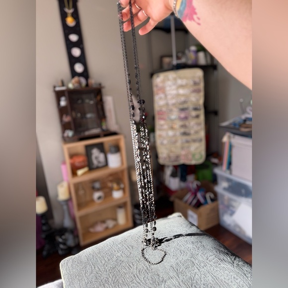 Three Strand Statement Necklace - Picture 2 of 2